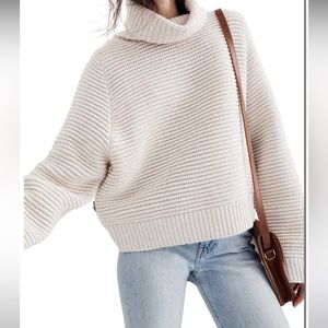 Madewell Side-button Turtleneck Sweater